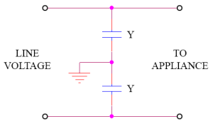 y capacitor circuit